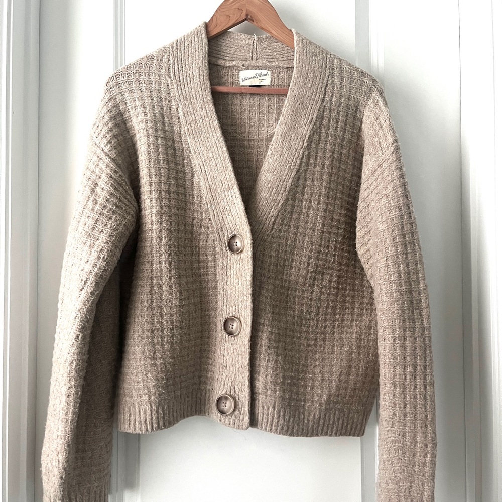 Universal Thread Tan Cardigan Sweater